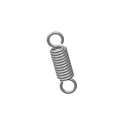 Extension Spring, O= .240, L= .88, W= .037